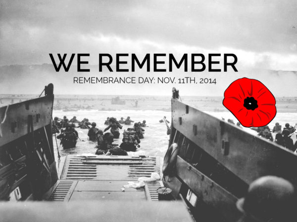 Remembrance Day: Why We Remember