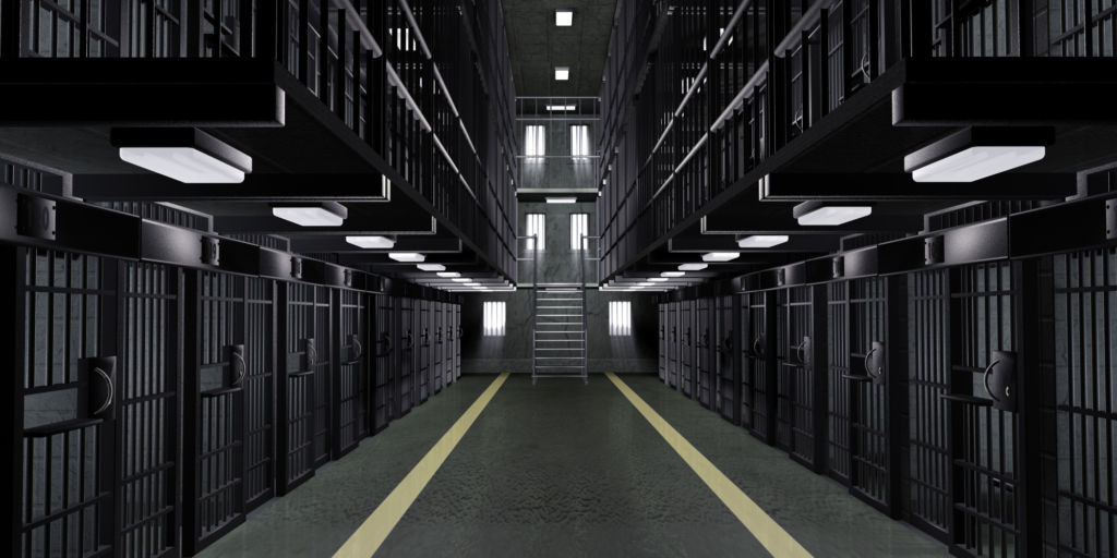 Interior views of traditional prison