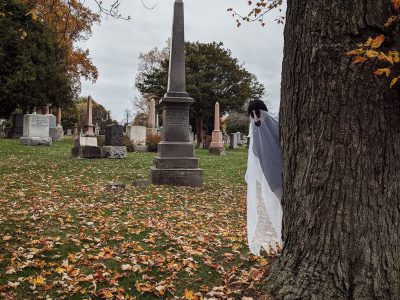 Halloween Cemetery Scavenger Hunt