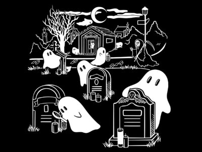 Talkdeath cemetery scavenger hunt