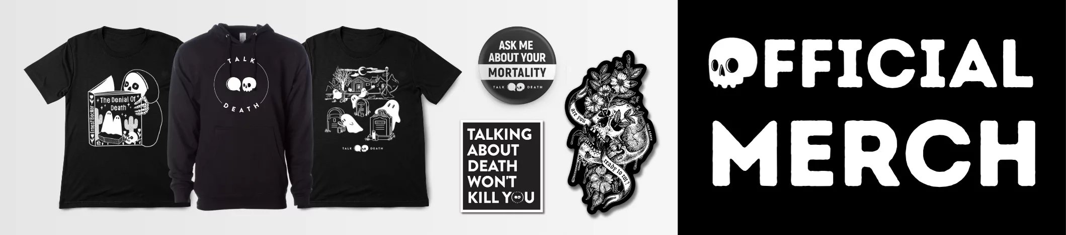 SHOP SHIRTS HOODIES, PINS AND STICKERS! (2)